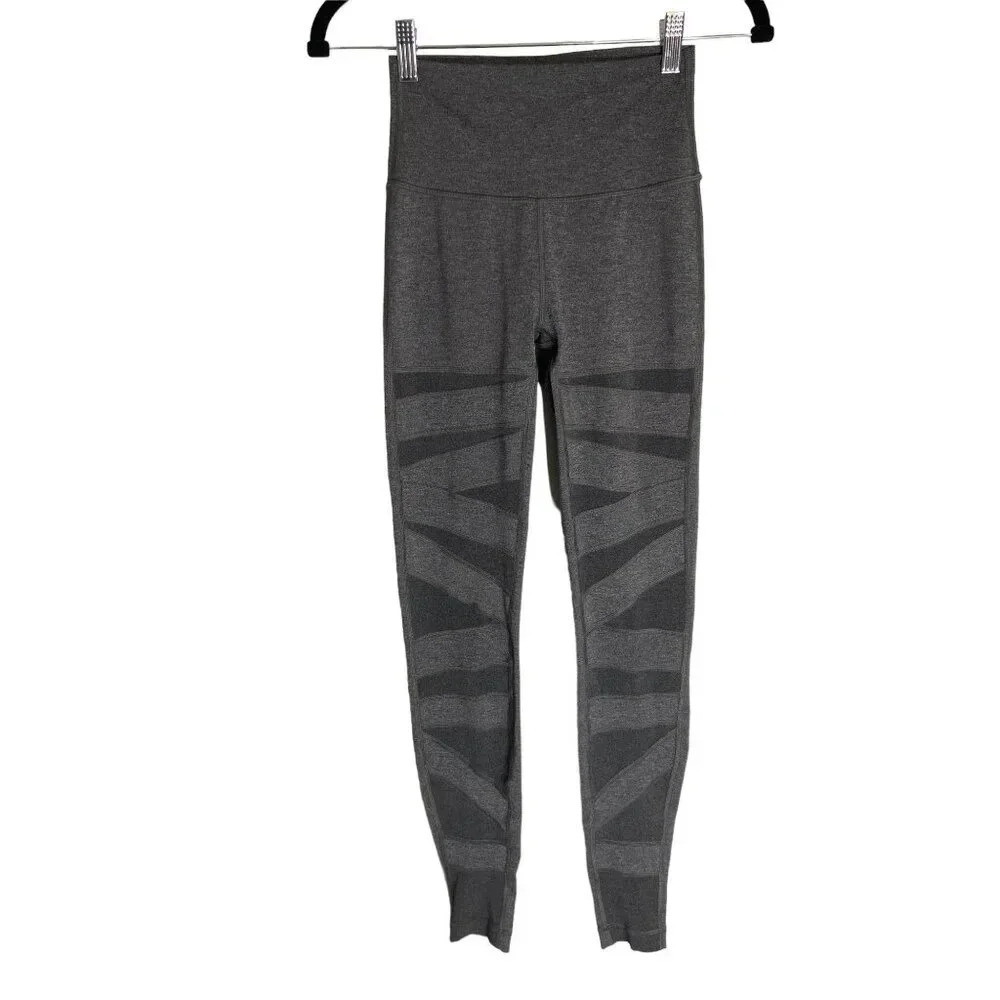 Lululemon Wunder Under Pant (Hi-Rise) *Special Edition Tech Mesh 28" Heathered B